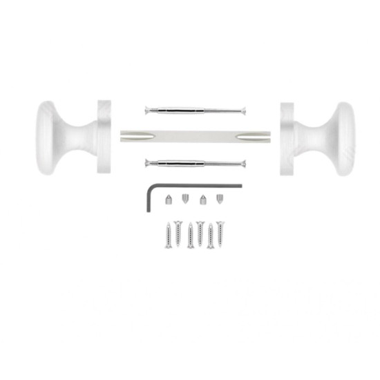 Buton FIX STALA nichel satin