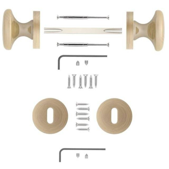 Butoni mobili STALA bronz patinat cu rozeta cheie