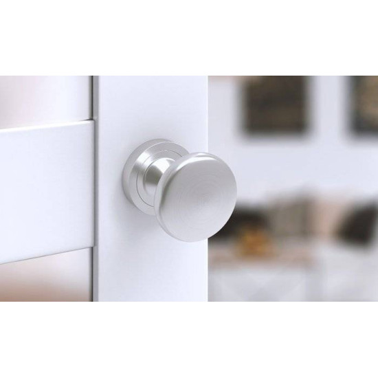 Butoni mobil STALA nichel satin cu rozeta cheie Butoni mobil STALA nichel satin cu rozeta cheie