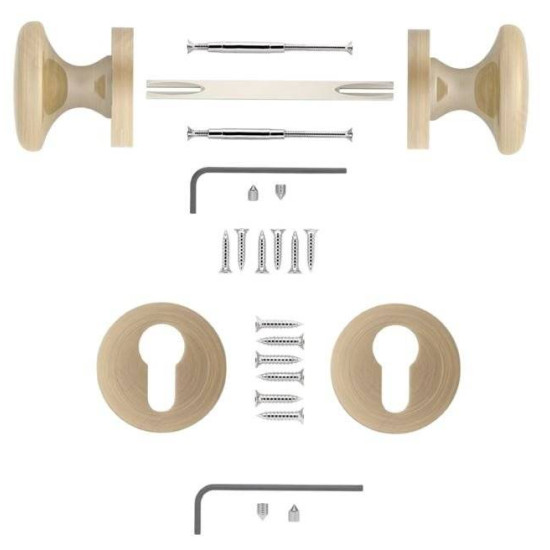 Butoni mobili STALA bronz patinat cu rozeta yala