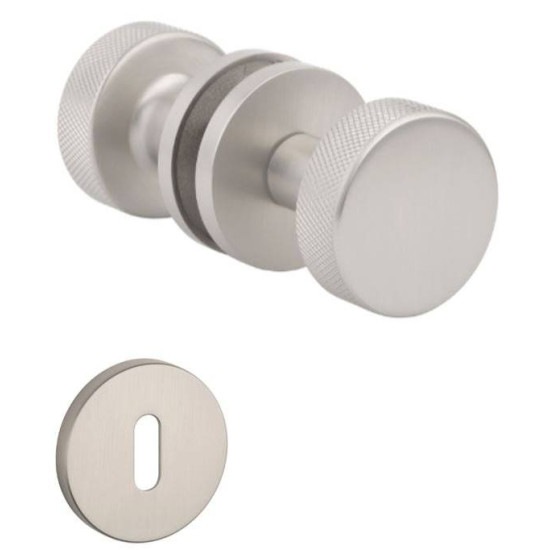 Butoni mobili TIME ( TUJA ) slim nichel satin cu rozeta cheie