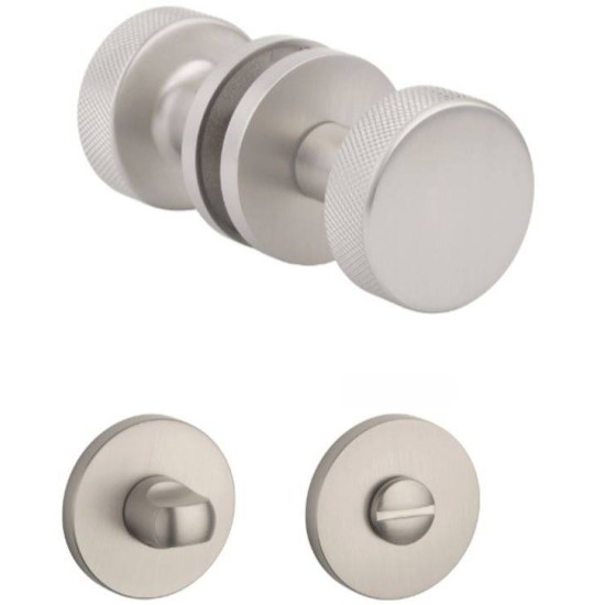 Butoni mobili TIME ( TUJA ) slim nichel satin cu rozeta wc