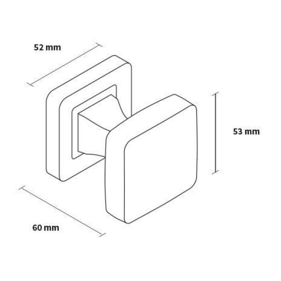 Butoni mobili TREND crom grafit