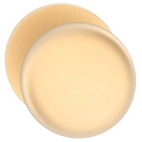 Buton Orbis slim auriu satin fix