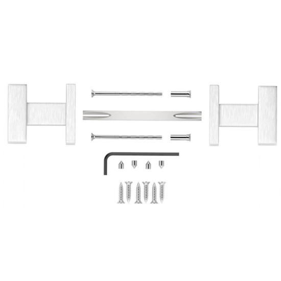 Butoni TOPAZ mobili inox cu rozeta wc