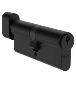 Cilindru negru 30/30 cu buton