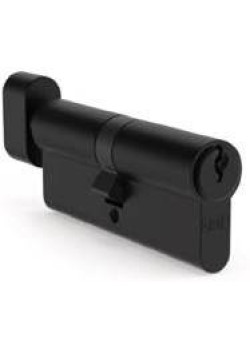 Cilindru negru 40/30 buton parte scurta