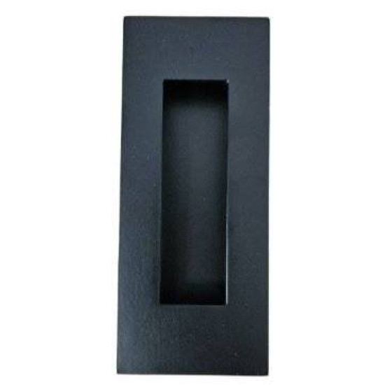 Maner ingropat dreptunghiular INOX negru mat