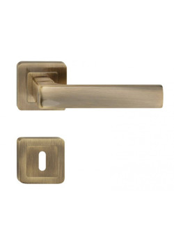 Manere usi OFFICE ( IBIZA ) bronz patinat cu rozeta cheie