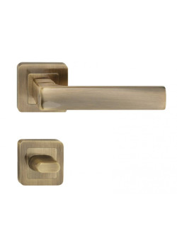 Manere usi OFFICE ( IBIZA ) bronz patinat cu rozeta wc