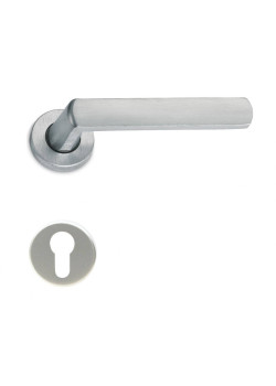 Manere usi ALICE R crom satin cu rozeta yala Manere usi ALICE R crom satin cu rozeta yala