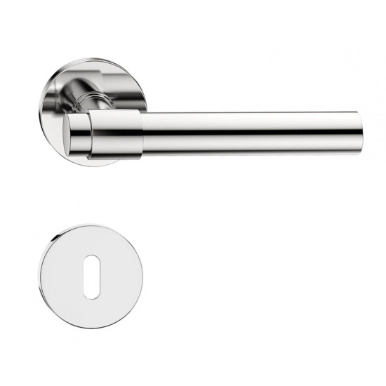 Manere usi Allure slim crom lucios cu rozeta cheie