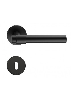 Manere usi Allure slim negru cu rozeta cheie