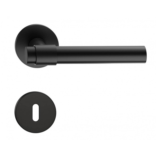 Manere usi Allure slim negru cu rozeta cheie