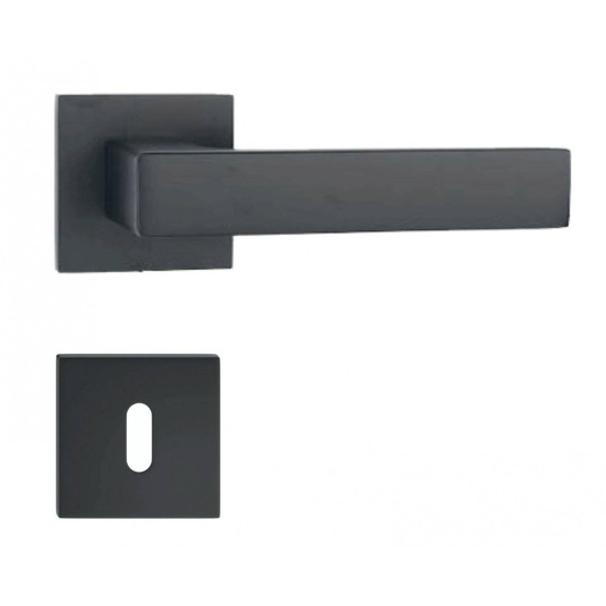 Manere usi ASTI negru mat rozeta cheie