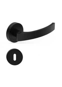 Manere usi Astra negru mat cu rozeta cheie