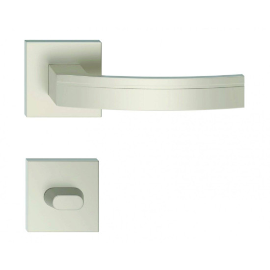 Manere usi BARCELONA nichel velvet cu rozeta wc Manere usi BARCELONA nichel velvet cu rozeta wc