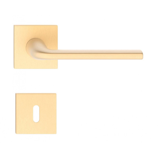 Manere usi Bella Q auriu satin cu rozeta cheie