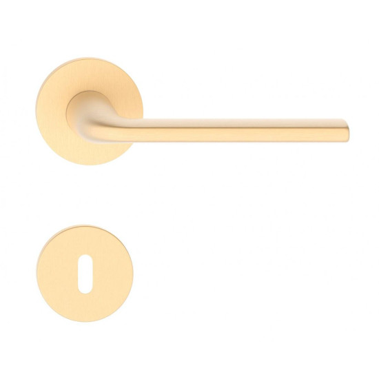 Manere usi Bella R auriu satin cu rozeta cheie