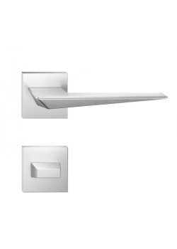 Manere usi Blade crom satin cu rozeta wc