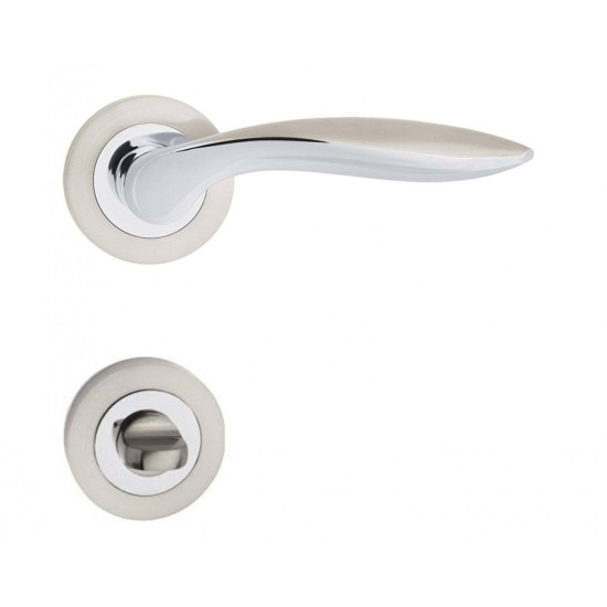 Manere usi BLANKA crom nichel cu rozeta wc