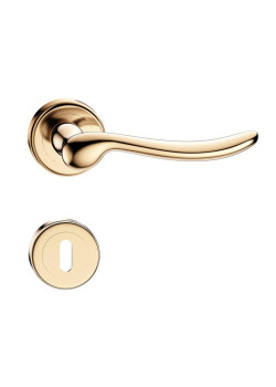 Manere usi Classica auriu lucios cu rozeta cheie