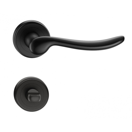 Manere usi Classica negru cu rozeta wc