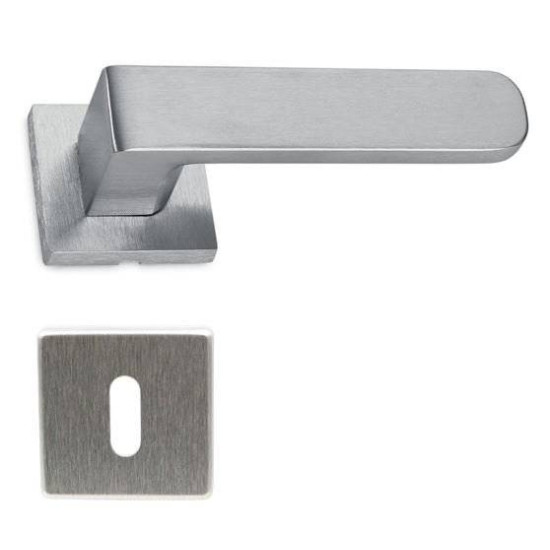 Manere usi Club crom satin cu rozeta cheie