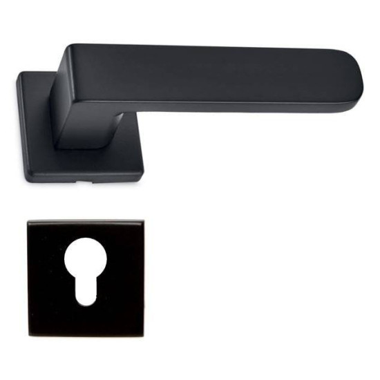 Manere usi Club negru cu rozeta yala