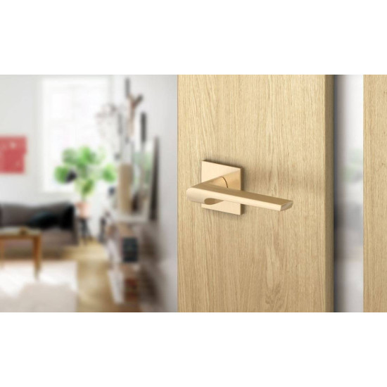 Manere usi COMO ( ZOYA ) auriu satin lucios cu rozeta cheie Manere usi COMO ( ZOYA ) auriu satin lucios cu rozeta cheie