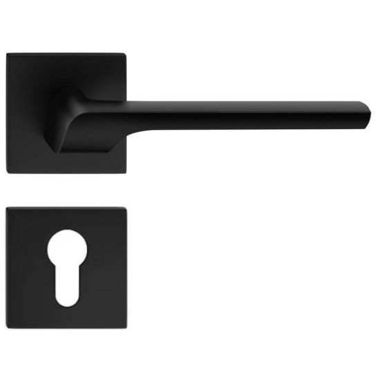 Manere Usi COMO ( ZOYA ) negru mat cu rozeta yala