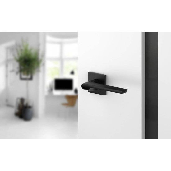 Manere Usi COMO ( ZOYA ) negru mat cu rozeta yala