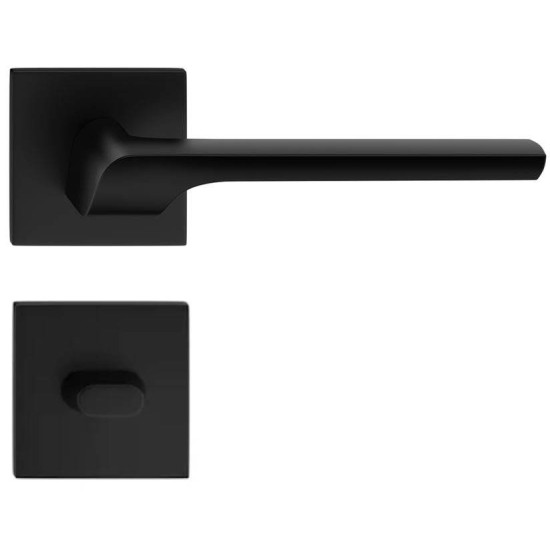 Manere Usi COMO ( ZOYA ) negru mat cu rozeta wc