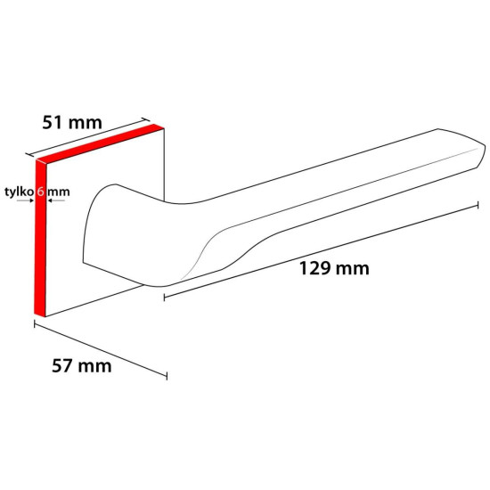 Manere Usi COMO ( ZOYA ) negru mat cu rozeta wc