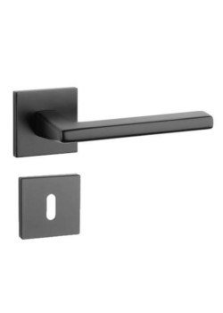 Manere usi Concept ( EURA ) negru cu rozeta cheie