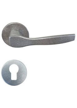 Manere usi Cristy ( NADIA ) argintiu cu rozeta yala Manere usi Cristy ( NADIA ) argintiu cu rozeta yala