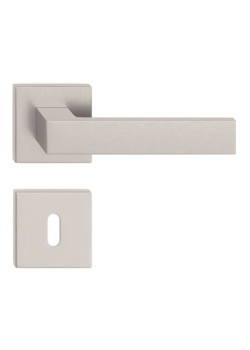 Manere usi Cube nichel satin cu rozeta cheie