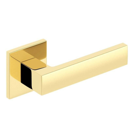 Manere usi CUBE slim auriu lucios