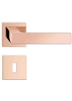 Manere usi Cube Rose Gold cu rozeta cheie
