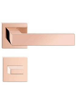 Manere usi Cube Rose Gold cu rozeta wc