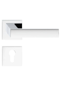 Manere usi Cube slim crom lucios cu rozeta yala