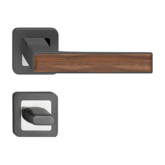 Manere usi Deco grafit decor nuc cu rozeta wc