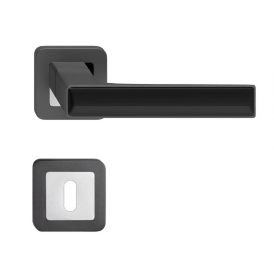 Manere usi Deco grafit decor negru cu rozeta cheie