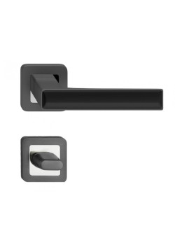 Manere usi Deco grafit decor negru cu rozeta wc