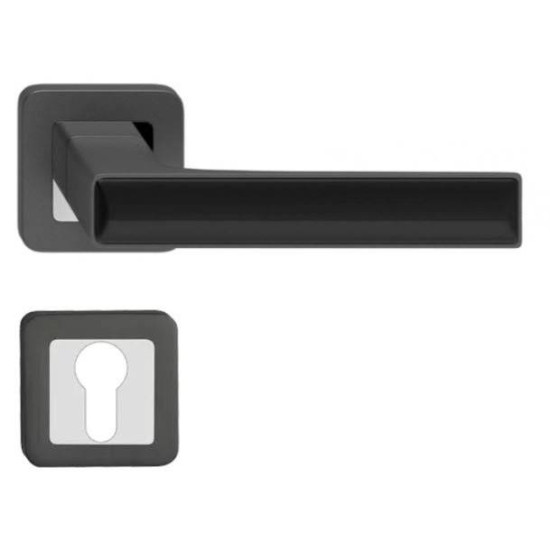 Manere usi Deco grafit decor negru cu rozeta yala