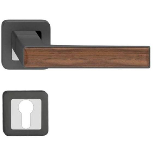 Manere usi Deco grafit decor nuc cu rozeta yala