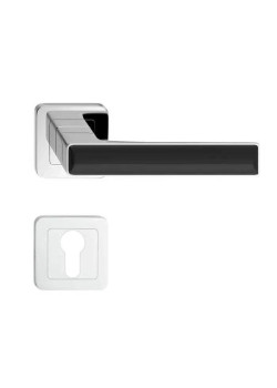 Manere usi Deco nichel decor negru cu rozeta yala