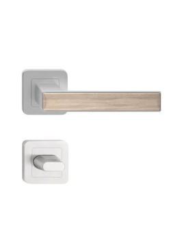 Manere usi Deco nichel decor stejar cu rozeta wc