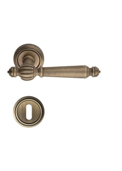 Manere usi DEMETRA patinat mat cu rozeta cheie Manere usi DEMETRA patinat mat cu rozeta cheie