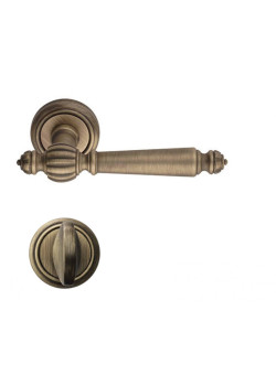 Manere usi DEMETRA patinat mat cu rozeta wc Manere usi DEMETRA patinat mat cu rozeta wc